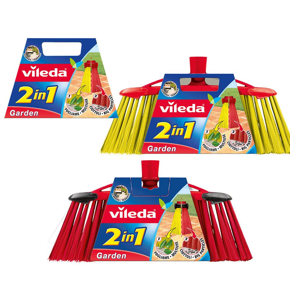 CEPILLO ESCOBA PARA EXTERIORES GARDEN 2 EN 1 - Imagen 2