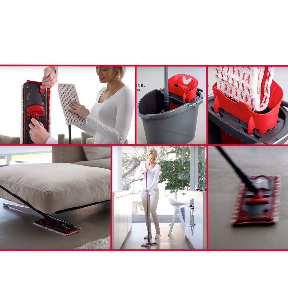 SET ULTRAMAX MOPA MICROFIBRAS 2 EN 1 - Imagen 3