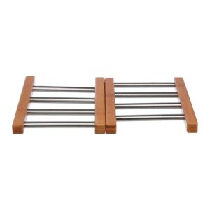 SALVAMANTEL EXTENSIBLE DE BAMBU E INOXIDABLE 35,2 x 22,2 x 2 cm