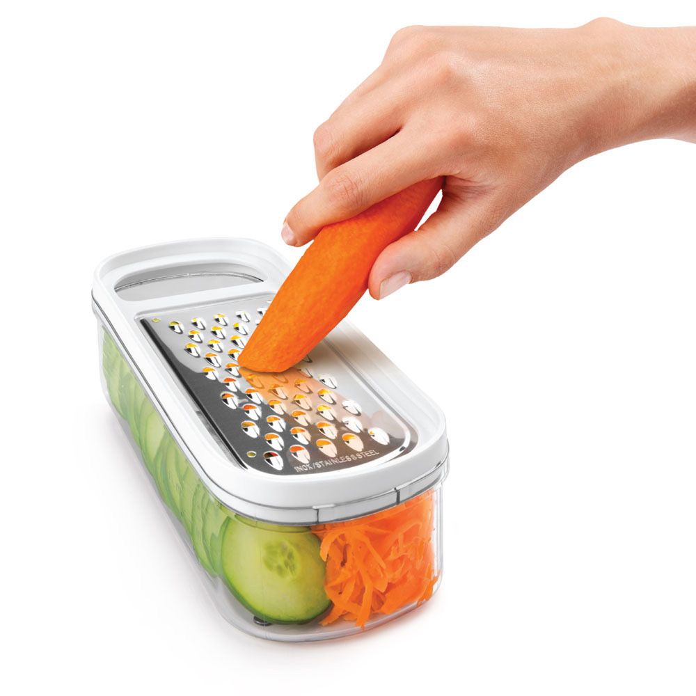 RALLADOR CON CONTENEDOR 3 EN 1 RAP-BOX 21 cm - Imagen 2
