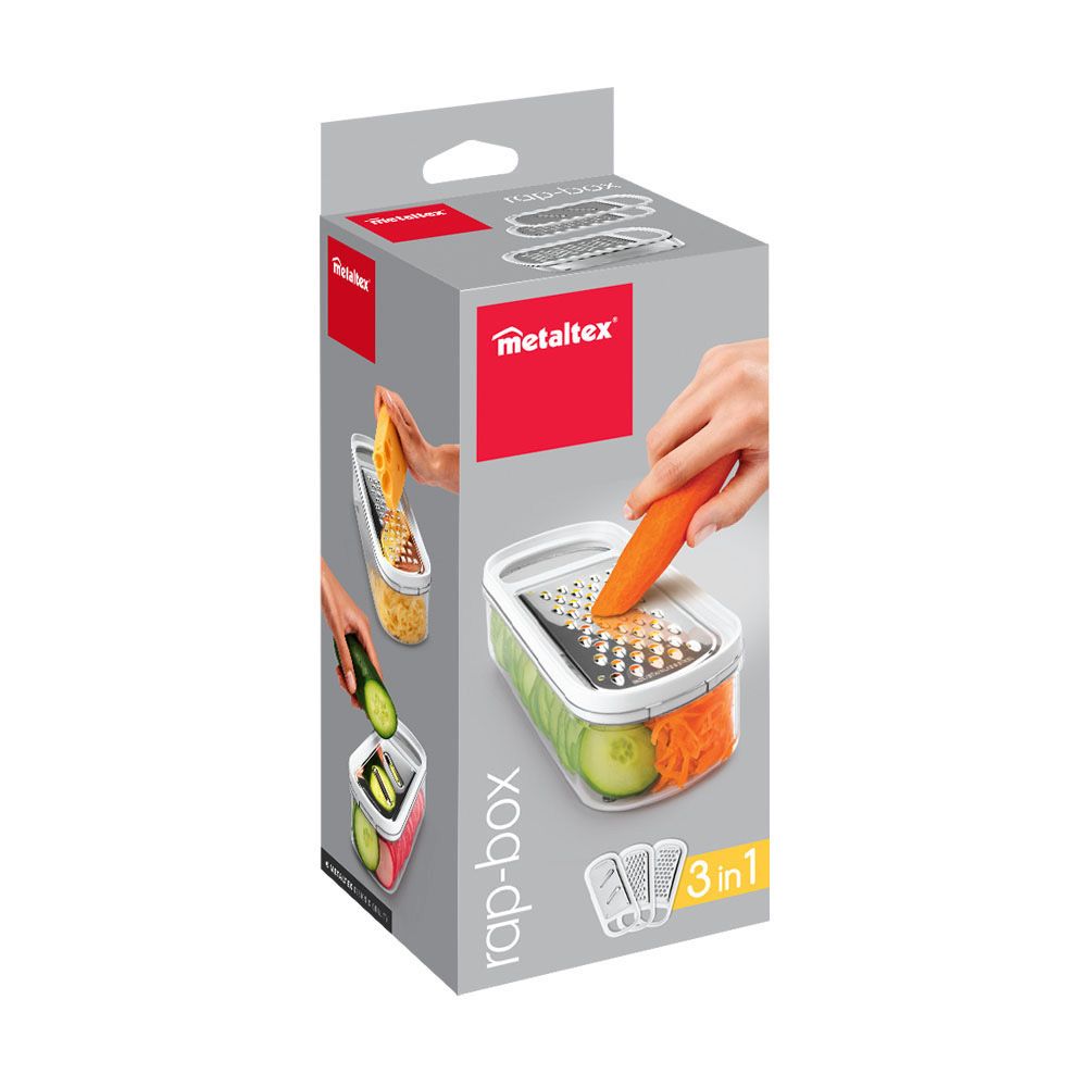 RALLADOR CON CONTENEDOR 3 EN 1 RAP-BOX 21 cm - Imagen 5