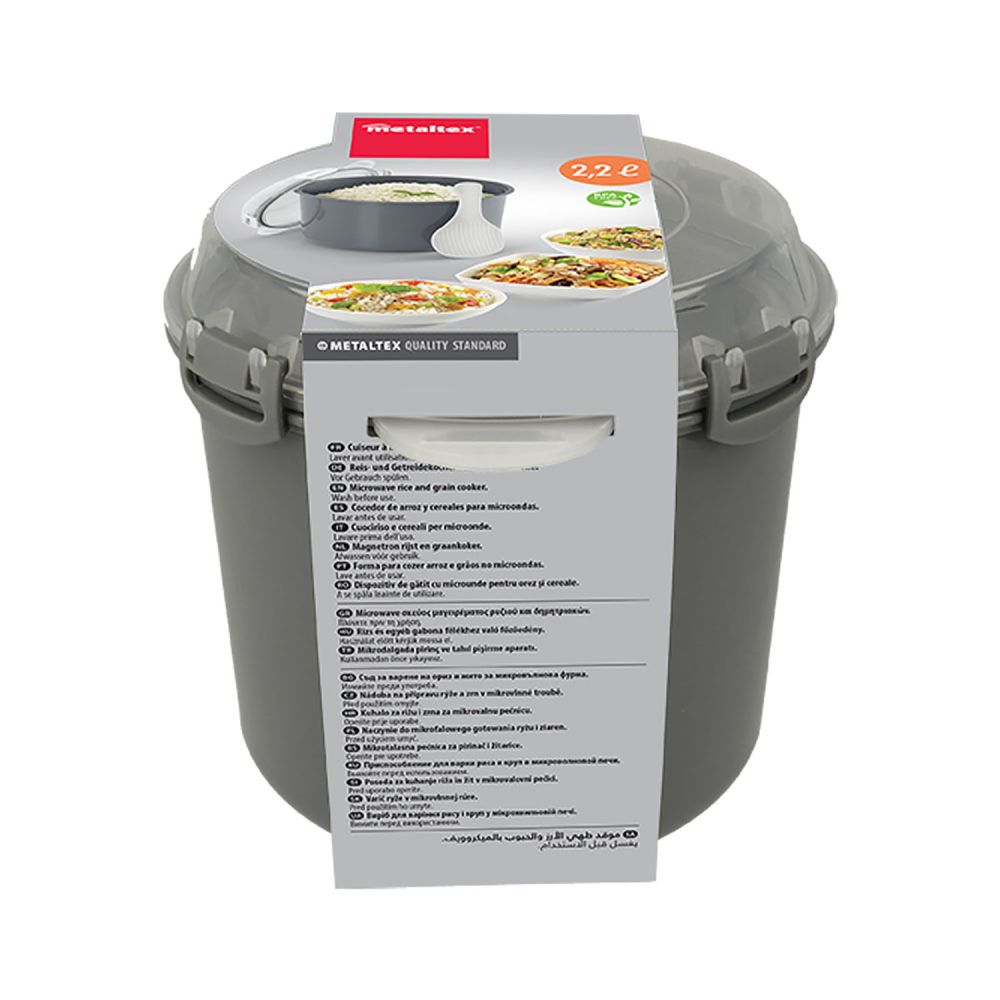 COCEDOR DE ARROZ Y CEREALES PARA MICROONDAS - Imagen 5
