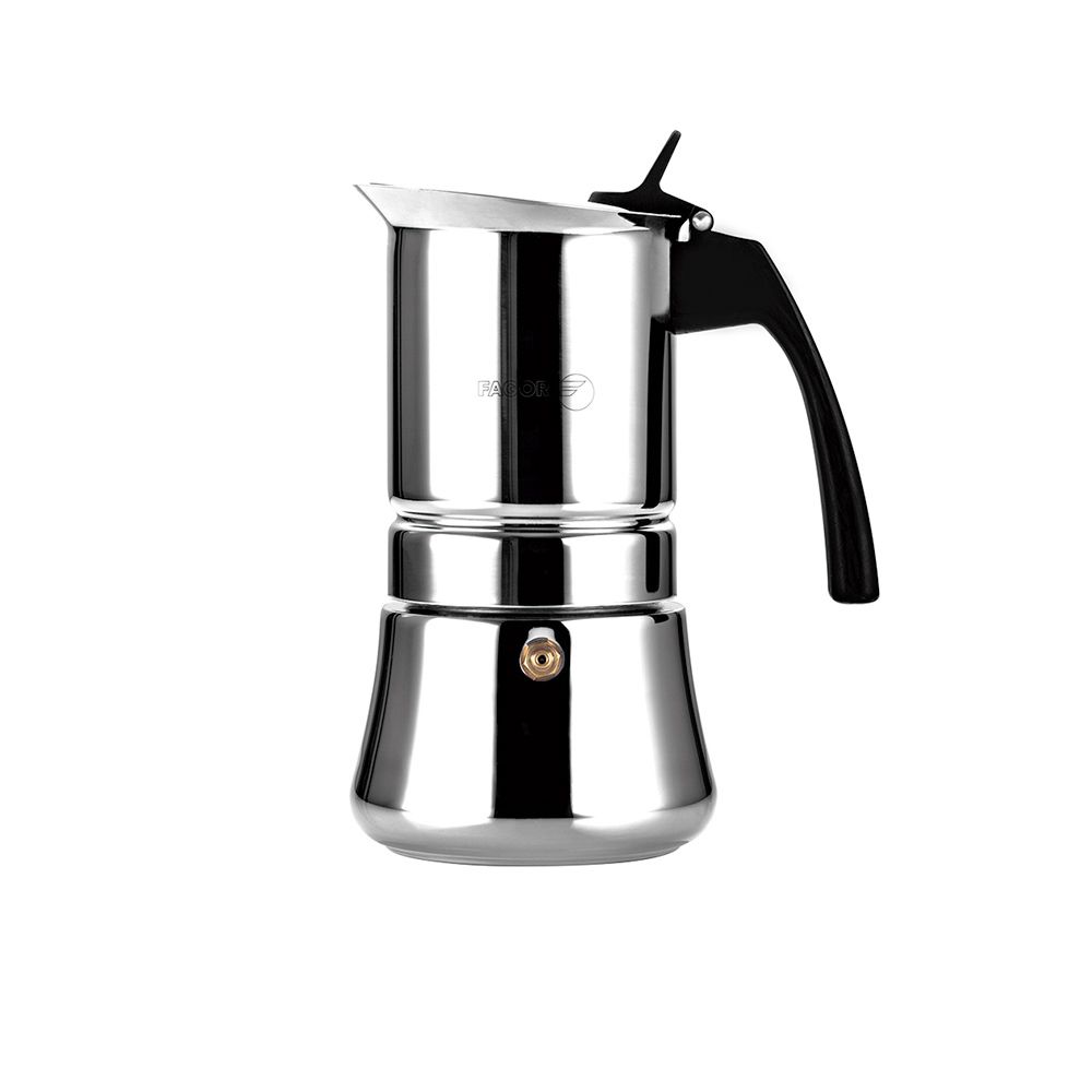 CAFETERA ETNICA DE ACERO INOXIDABLE 18 / 10, 6 tazas