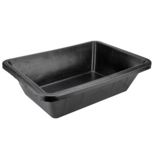 GAVETA 40 L DE CAUCHO RESISTENTE NEGRA. Ø685x505x190 mm