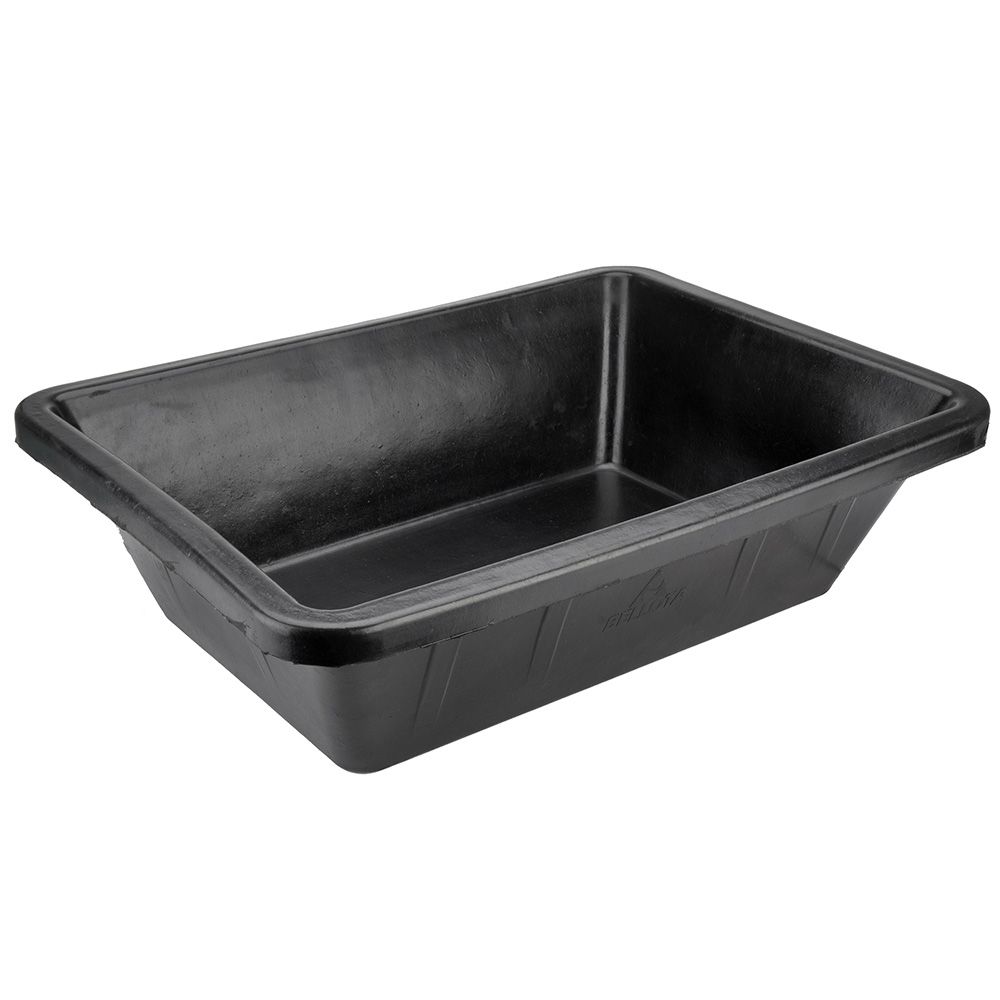 GAVETA 40 L DE CAUCHO RESISTENTE NEGRA. Ø685x505x190 mm