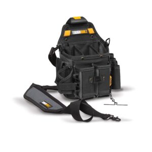 BOLSA PARA OFICIAL DE ELECTRICISTA CON CORREA PARA EL HOMBRO, CON SISTEMA CLIPTECH, 20 x 13 x 28 cm