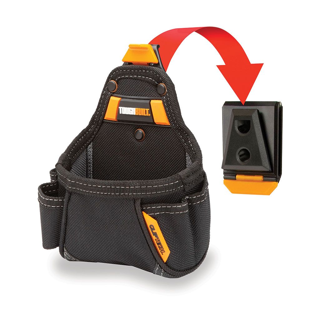 BOLSA PARA CINTA MÉTRICA, CON SISTEMA CLIPTECH, 14 x 8 x 19 cm - Imagen 2