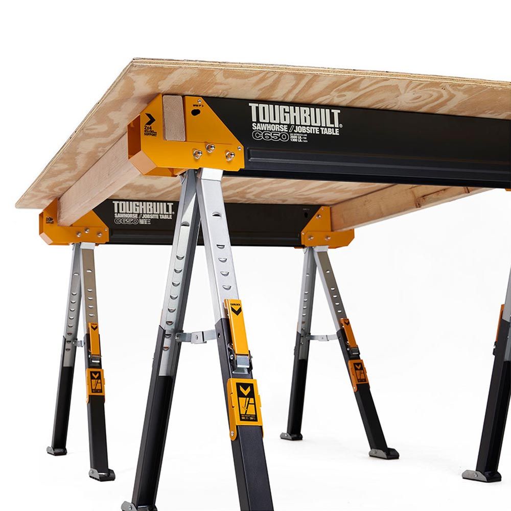 CABALLETES PORTÁTILES / MESA DE TRABAJO, C650, 2 uds - Imagen 9