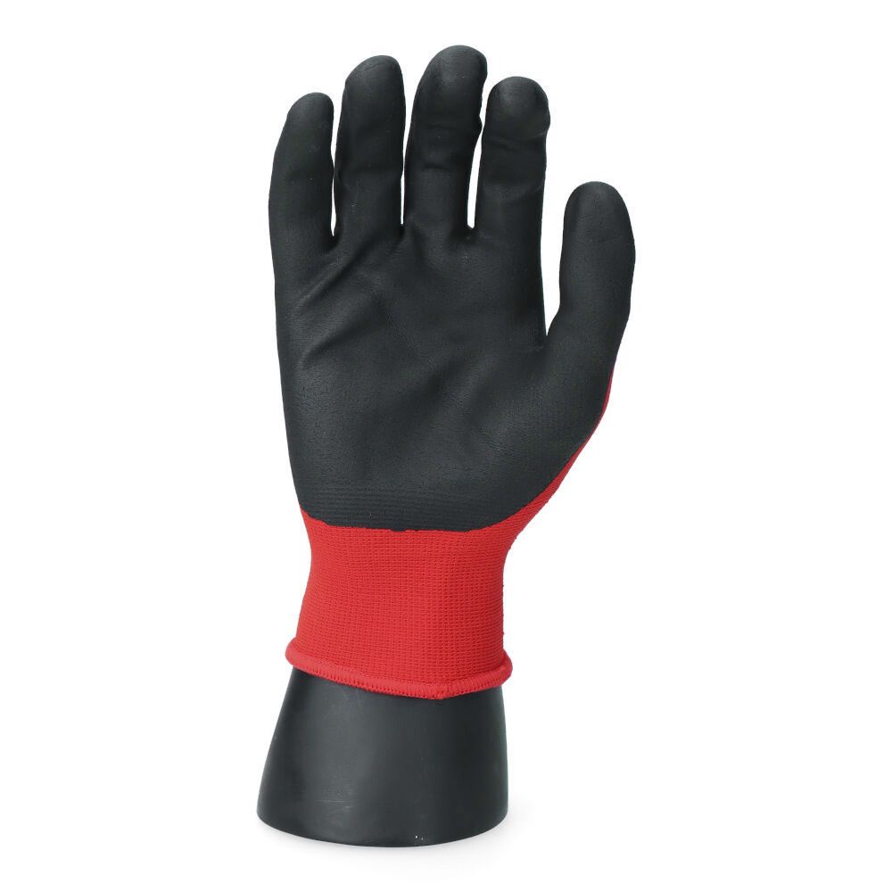 GUANTE POLIÉSTER CON PALMA LATEX PARA CONSTRUCCIÓN, T-08 - Imagen 2