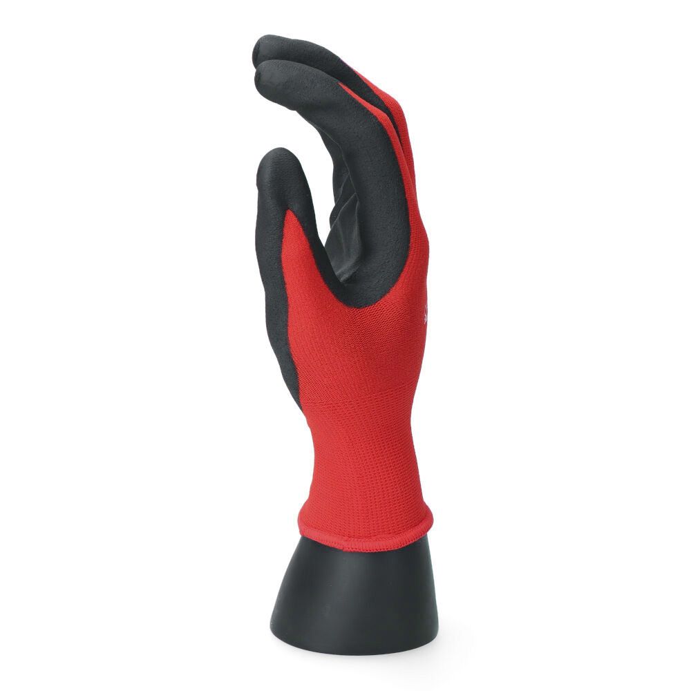 GUANTE POLIÉSTER CON PALMA LATEX PARA CONSTRUCCIÓN, T-10 - Imagen 3