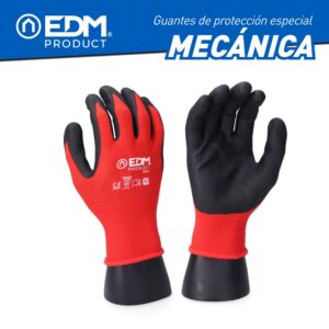GUANTE NAILON / LICRA PALMA NITRILO FOAM PARA MECÁNICA, T-09