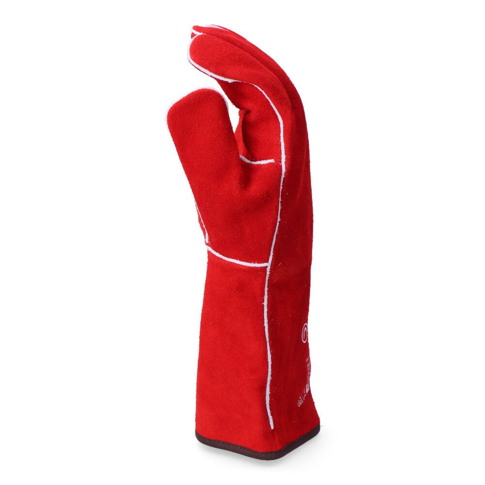 GUANTE PIEL DE SERRAJE COSIDO HILO PARA-ARAMIDA, SOLDADURA, T-10 - Imagen 3