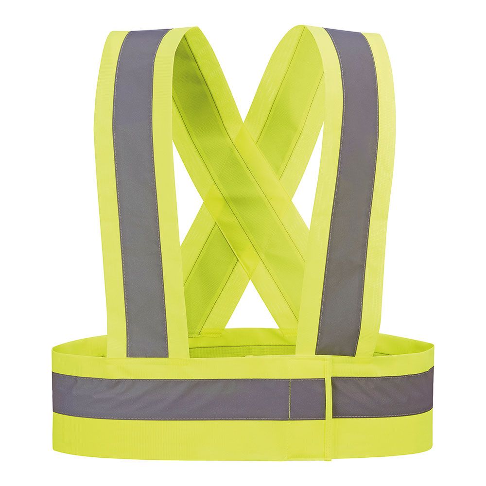 TIRANTES DE ALTA VISIBILIDAD COLOR AMARILLO FLUOR HVT TALLA M