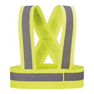 TIRANTES DE ALTA VISIBILIDAD COLOR AMARILLO FLUOR HVT TALLA XL
