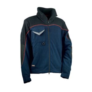 CAZADORA FORRO POLAR RIDER AZUL MARINO NEGRO TALLA L
