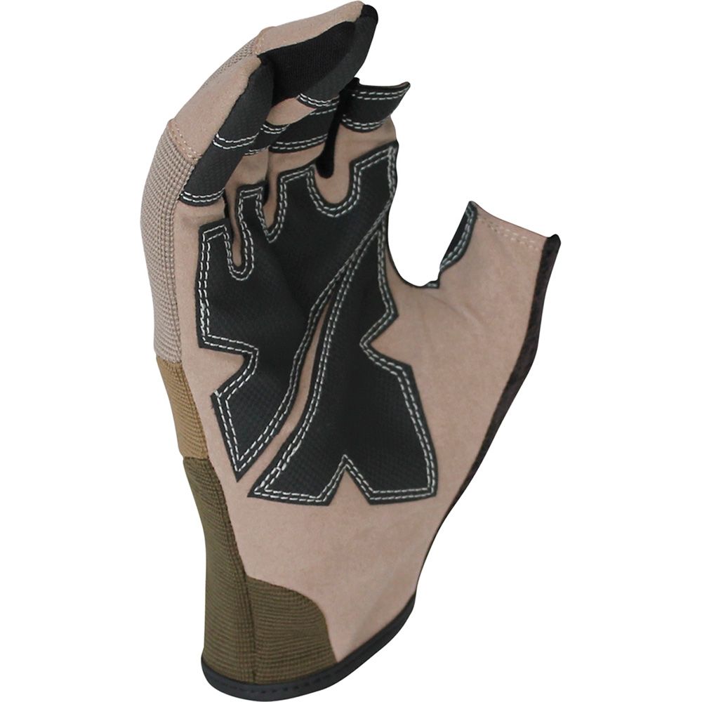GUANTE PIEL SINTETICA / SPANDEX, 3 DEDOS ABIERTO, TÁCTIL, T-09 - Imagen 3