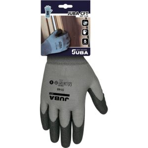 GUANTE NAILON, PALMA RECUBIERTA PVC PARA JARDINERÍA, T-08