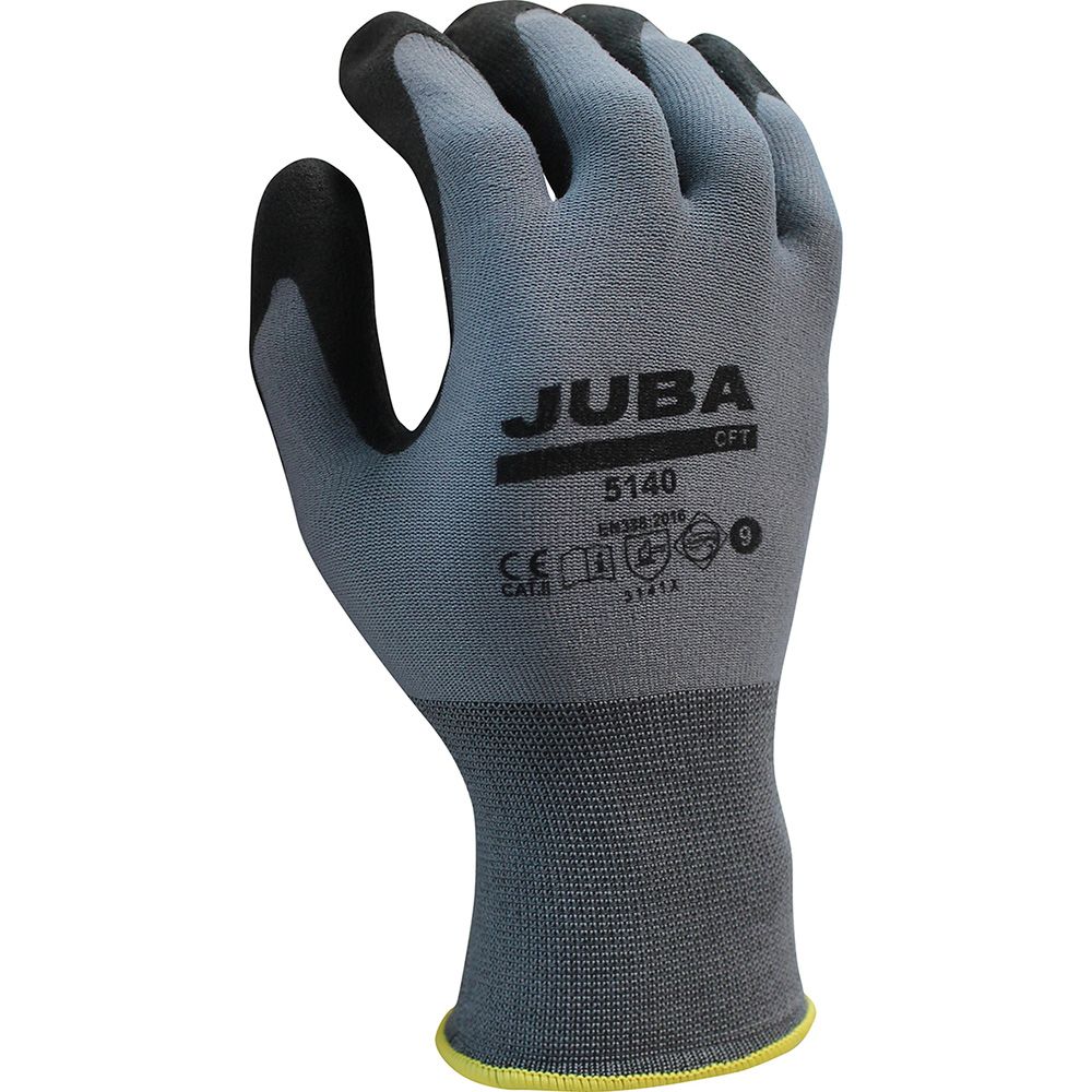GUANTE NAILON, PALMA RECUBIERTA PVC PARA JARDINERÍA, T-09 - Imagen 2