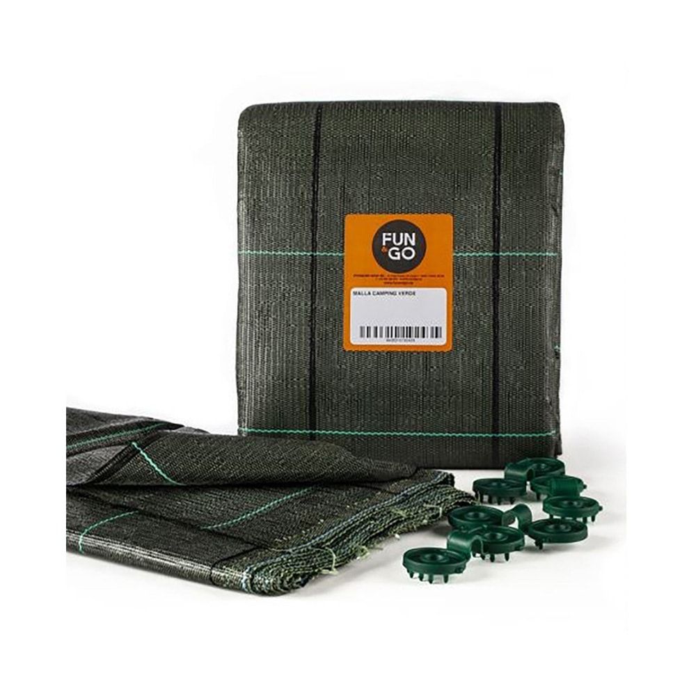 MALLA DE SUELO PARA CAMPING. COLOR VERDE, 3 x 3 m - Imagen 2