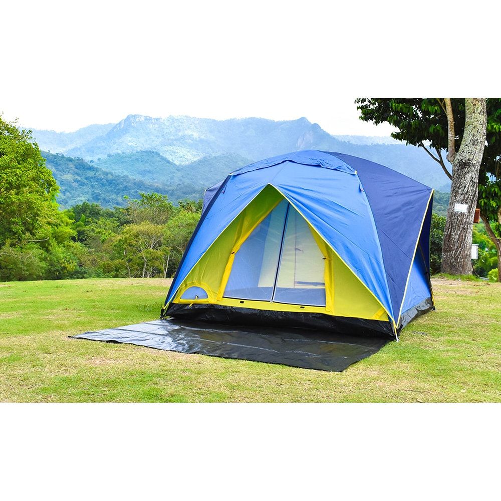MALLA DE SUELO PARA CAMPING. COLOR VERDE, 3 x 4 m - Imagen 3