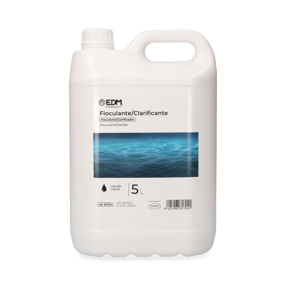 FLOCULANTE CLARIFICANTE LÍQUIDO, GARRAFA 5 L