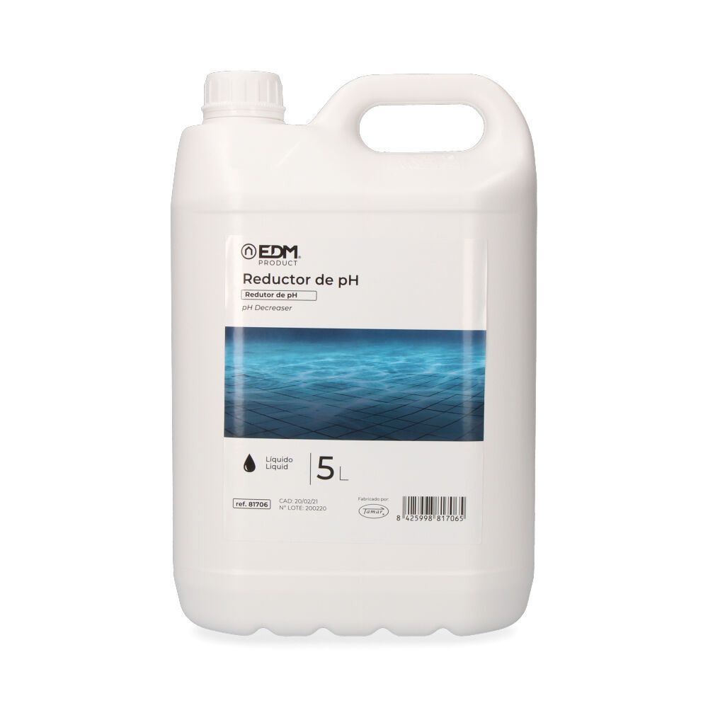 REDUCTOR DE PH LÍQUIDO, GARRAFA 5 L