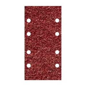 HOJAS DE LIJAR ADHESIVAS DE CORINDÓN PERFORADAS, 93 x 185 mm, GRANO 80, 10 uds