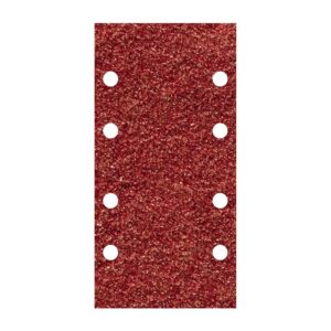 HOJAS DE LIJAR ADHESIVAS DE CORINDÓN PERFORADAS, 93 x 185 mm, GRANO 120, 10 uds