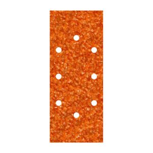 HOJAS DE LIJAR DE CORINDÓN PERFORADAS OVAL, 93 x 230 mm, GRANO 40, 5 uds