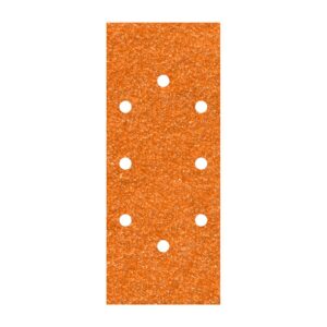 HOJAS DE LIJAR DE CORINDÓN PERFORADAS OVAL, 93 x 230 mm, GRANO 120, 5 uds