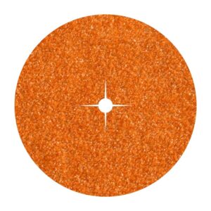 DISCOS DE PAPEL ABRASIVO DE CORINDÓN Ø125 mm, GRANO 80, 10 uds