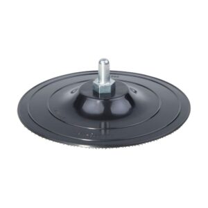 PLATO PARA TALADRO, FIXOFLEX, VÁSTAGO REDONDO 8 mm Ø125 mm
