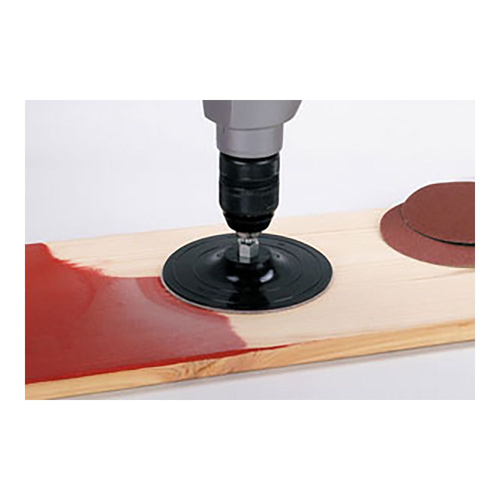 PLATO PARA TALADRO, FIXOFLEX, VÁSTAGO REDONDO 8 mm Ø125 mm - Imagen 2