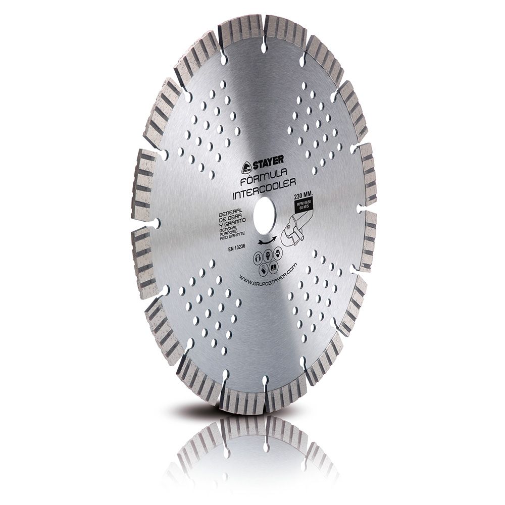 DISCO FÓRMULA INTERCOOLER H12 mm, Ø125 x 22,2 mm