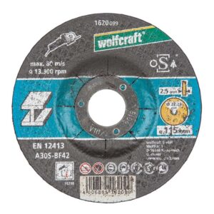 DISCO CORTE ABOMBADO PARA METAL Ø115 x 2,5 x 22,23 mm