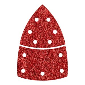 HOJA ABRASIVA ADHESIVA, 2 PIEZAS PARA MADERA/METAL, GRANO 40, 10 uds