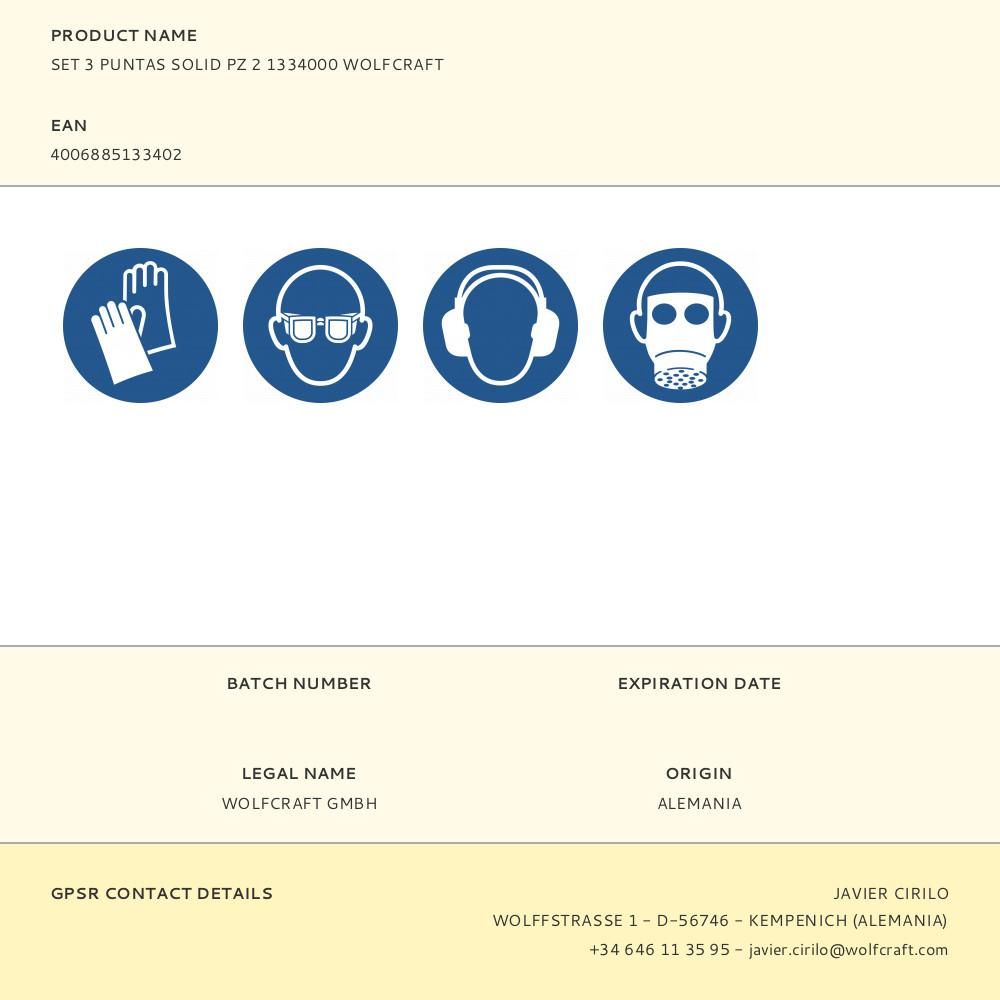 PUNTAS POZIDRIVE PZ2 x 25 mm SOLID, 3 uds - Imagen 3