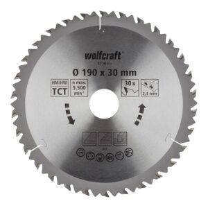 DISCO DE SIERRA CIRCULAR CT, Ø190 mm x 30 DIENTES