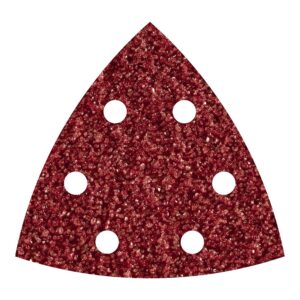 HOJAS ABRASIVAS ADHESIVAS DE CORINDÓN, 95 mm, GRANO 60 DELTA, 5 uds