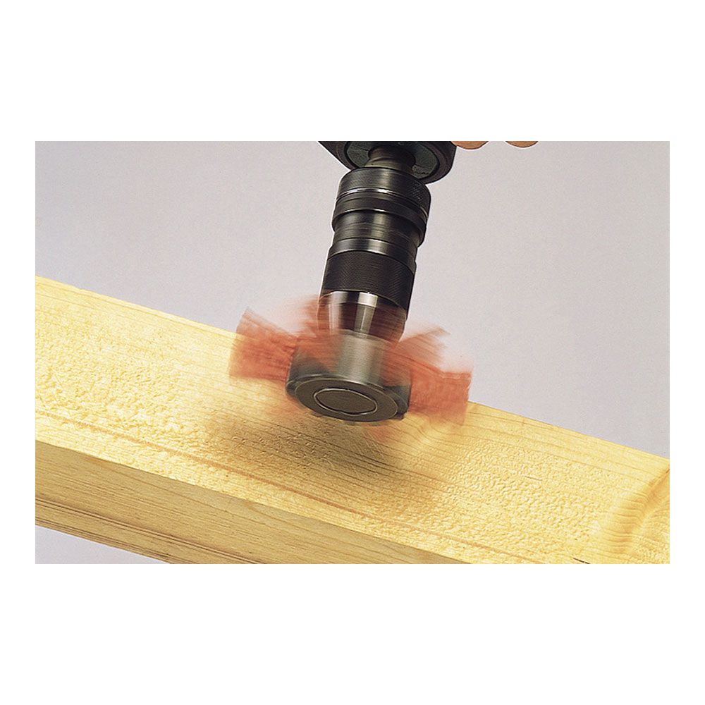 CEPILLO DE ABANICO DE ALAMBRE DE NYLON VÁSTAGO HEXAGONAL Ø100 x 20 mm - Imagen 2