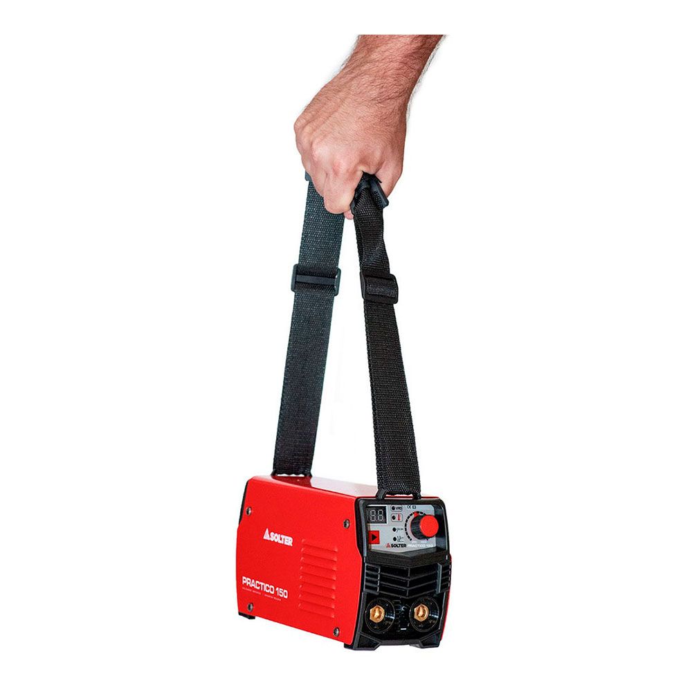 EQUIPO DE SOLDADURA INVERTER PRACTICO 150 CON ACCESORIOS 7000W - Imagen 3