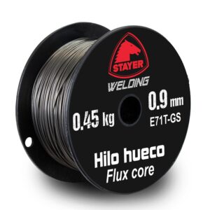 BOBINA HILO HUECO 0.45 kg 0.9 mm E71T-GS