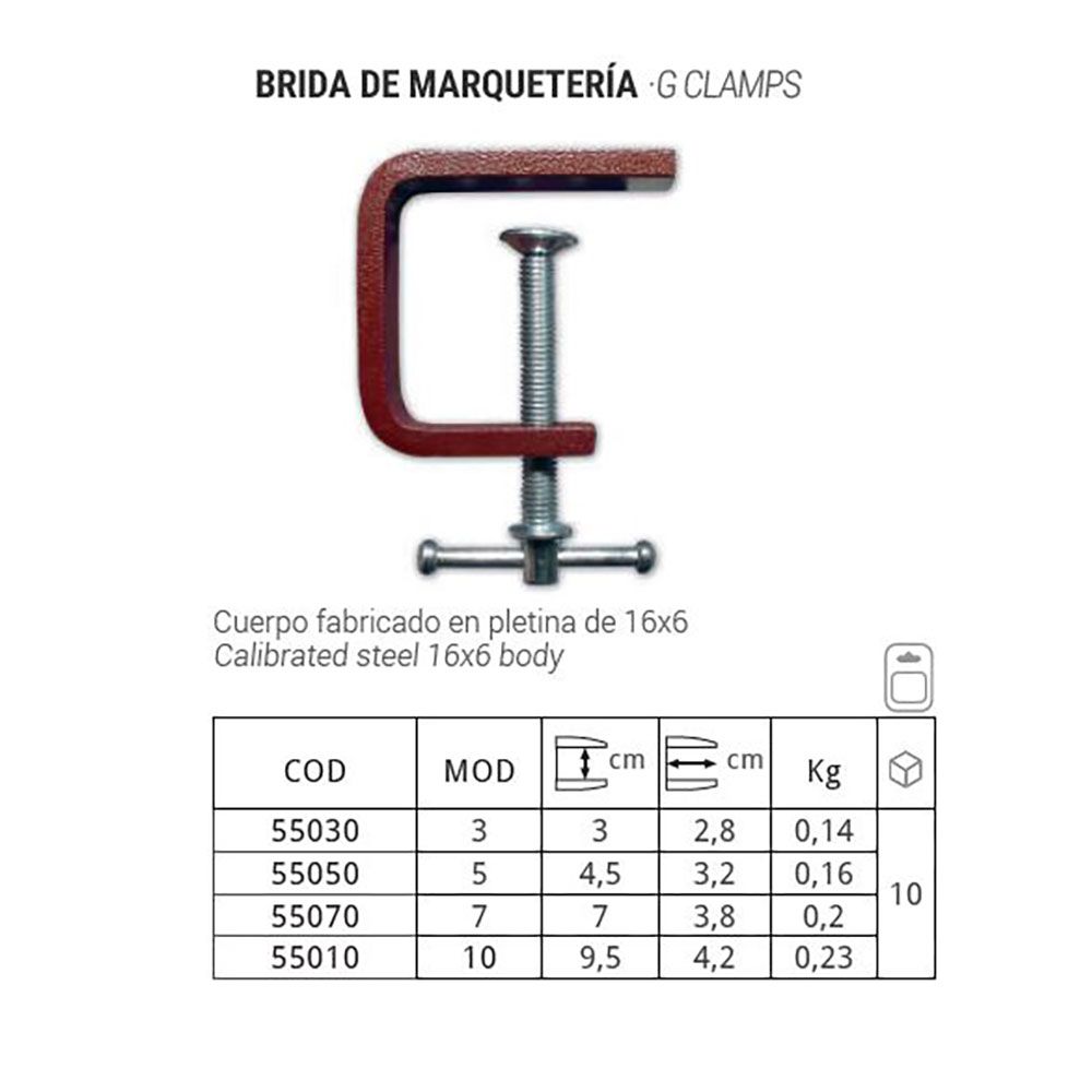 BRIDA DE MARQUETERIA 3 cm - Imagen 2