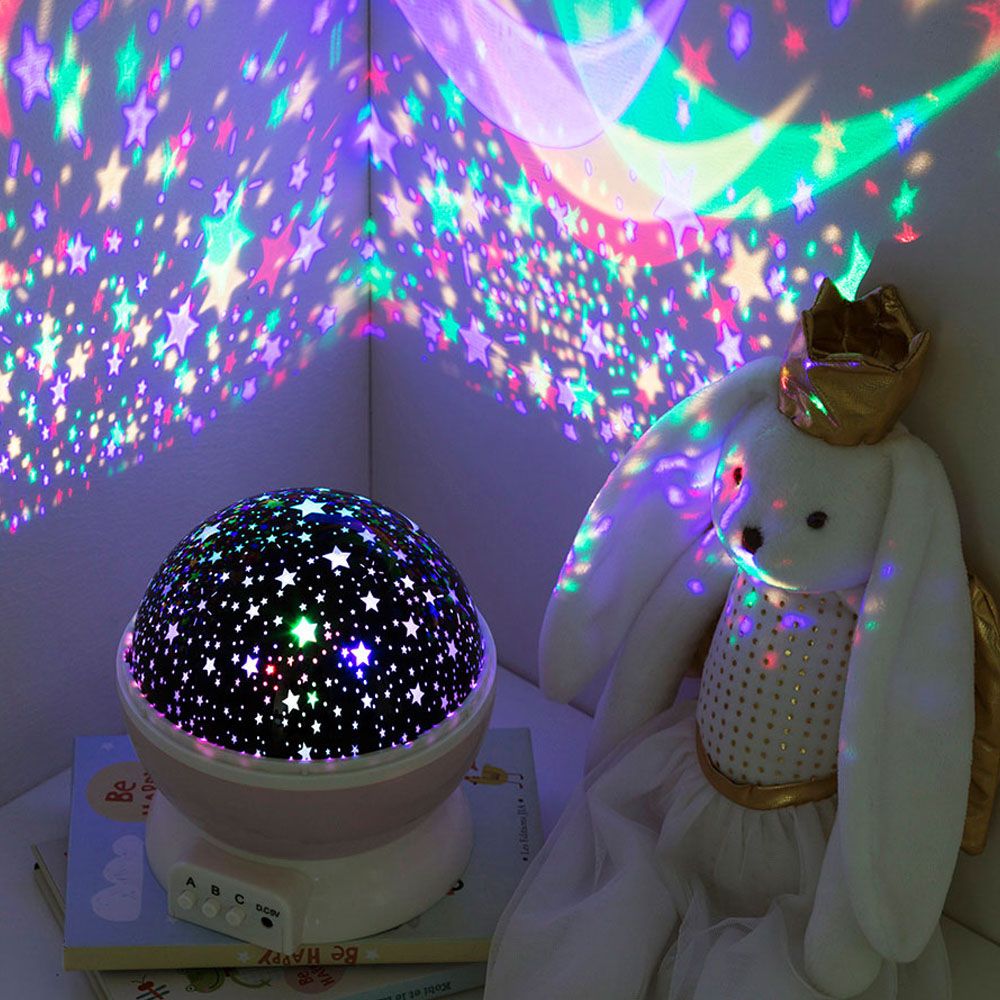 LUZ NOCTURNA DECORATIVA LED PROYECCION ESTRELLAS - Imagen 6