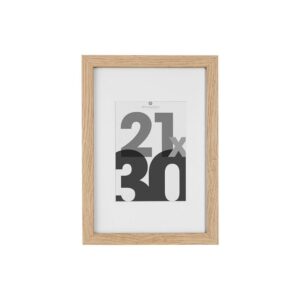 MARCO DE FOTOS, MADERA NATURAL, 21 x 30 cm