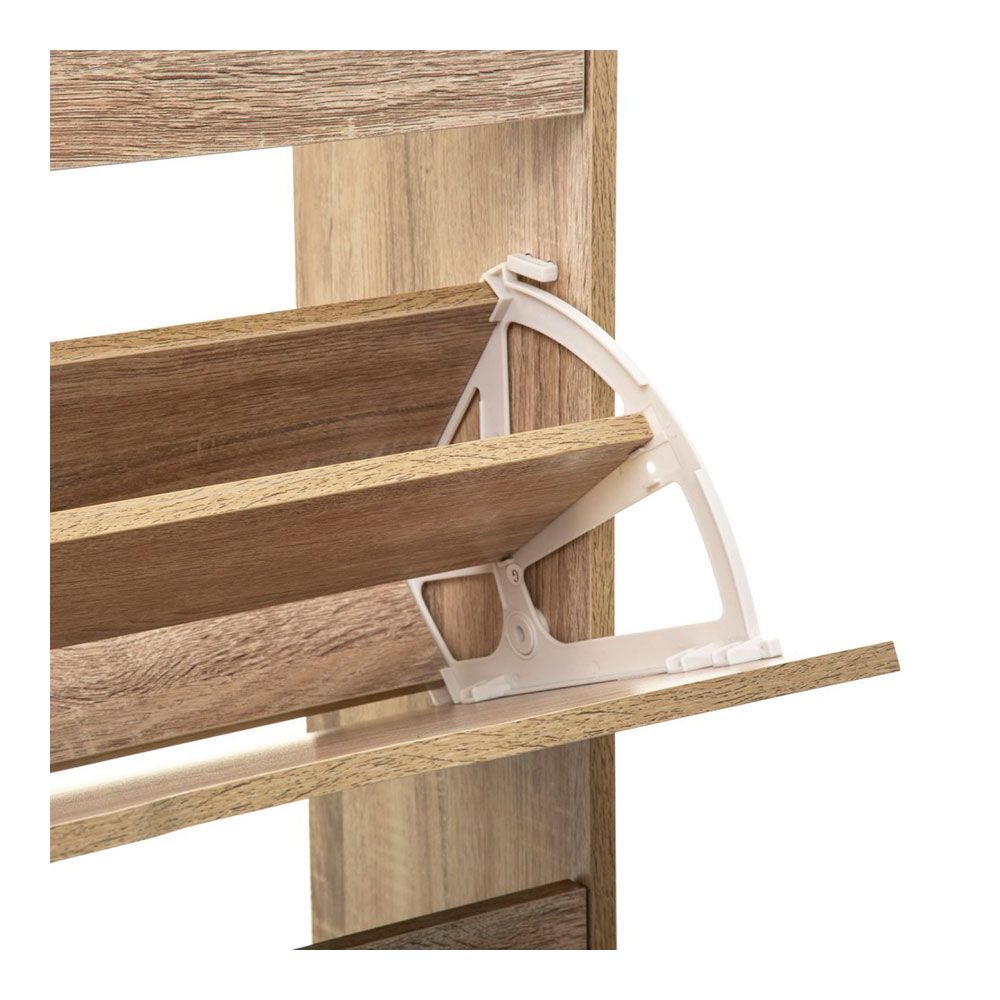 ZAPATERO DE MADERA 115 x 60 x 24 cm COLOR NATURAL - Imagen 2