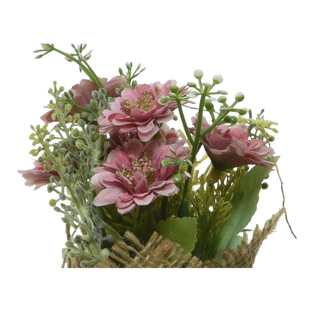 MACETA MINI DE MARGARITAS / DALIAS, Ø7 x 17 cm, MODELOS VARIADOS - Imagen 2