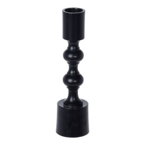CANDELABRO VERTICAL 16cm NEGRO