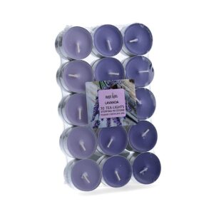 PACK 30 unid. VELAS CON AROMA LAVANDA 3,7cm MAGIC LIGHTS