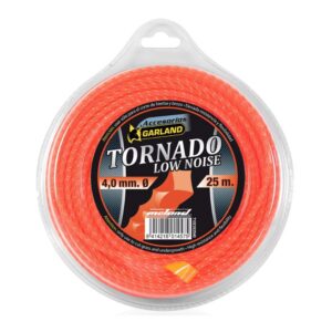 HILO PARA DESBROZADORA TORNADO, CUADRADO, Ø4,0 mm, DISPENSADOR 25 m
